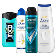 Axe*, Dove* of Rexona